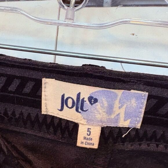 Jolt Black And Gray Pants Size 5 - Picture 6 of 8